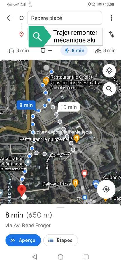 T2 Cosy Proche Des Pistes Apartment Briancon  Luaran gambar